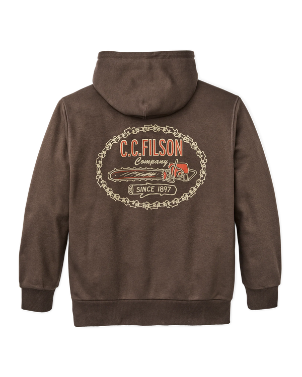 Prospector Graphic Hoodie - Dark Brown/Logging