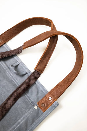 Canvas Shop Apron: Olive / O/S