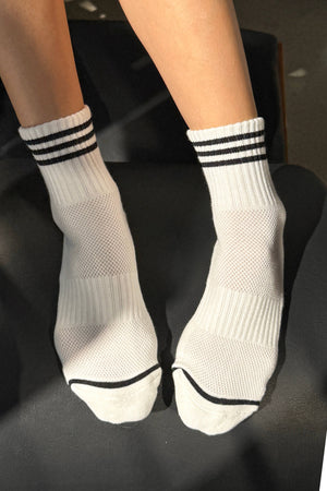 Girlfriend Socks : Egret