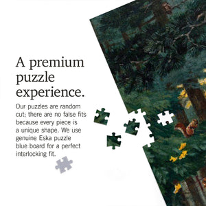 Smokey Bear Hugging Tree Puzzle