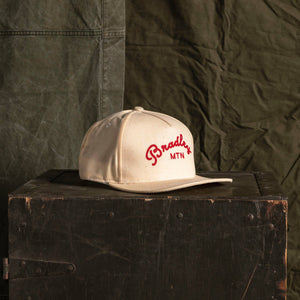 Chainstitch Camper Hat - Oatmeal/Red