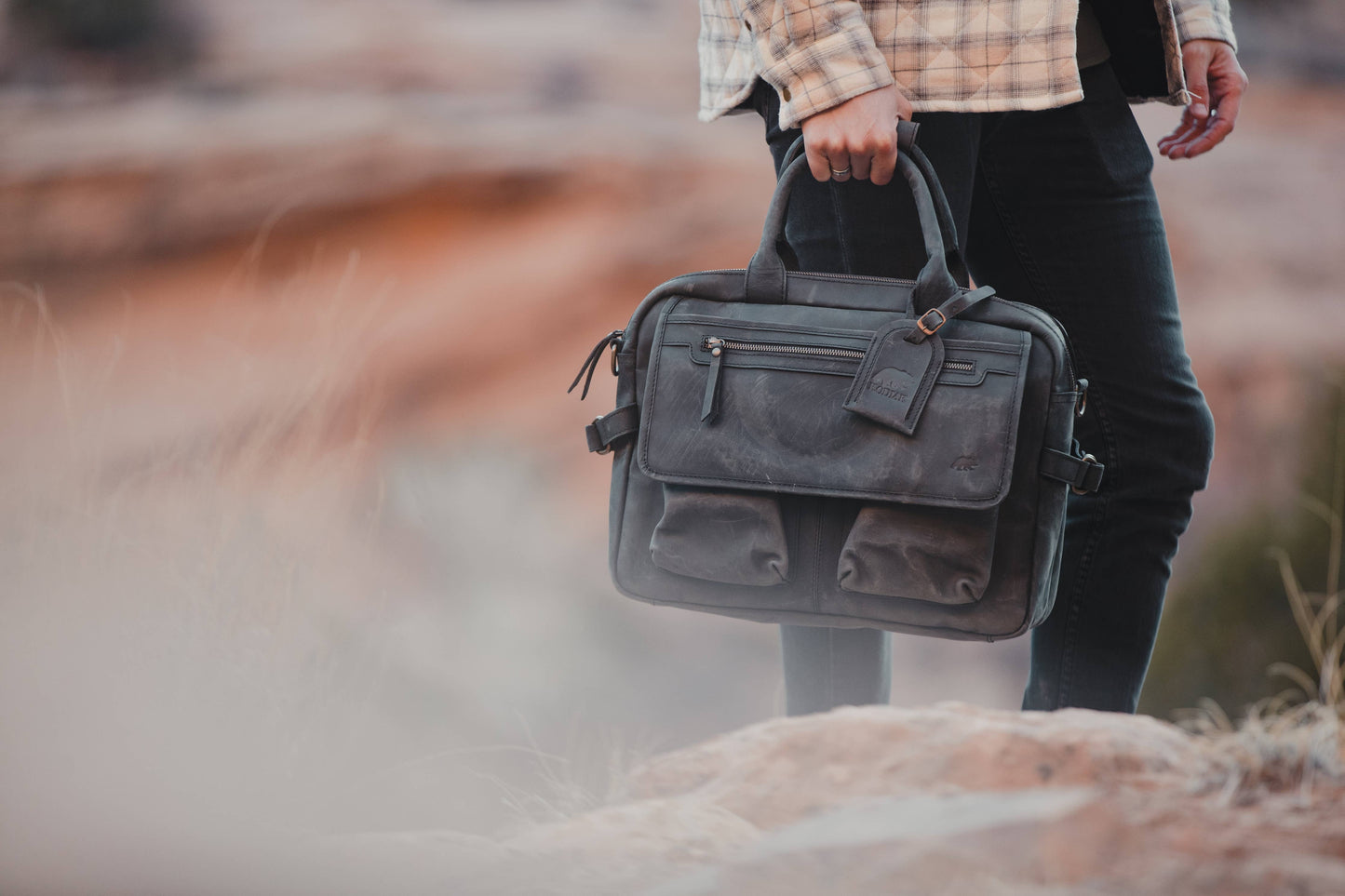 Limited Edition YUKON Pilot Bag - Charcoal Gray