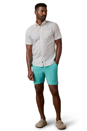SS Movement Shirt - Ivory Coastal Palms
