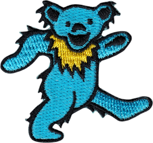 2" Patch - Blue Grateful Dead Jerry Bear 60s Rock Music Band