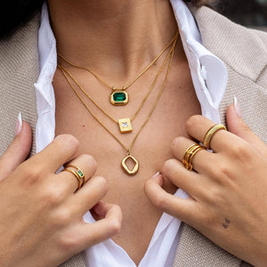 Dawn Necklace: Gold