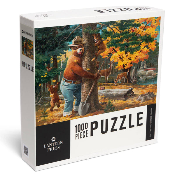 Smokey Bear Hugging Tree Puzzle