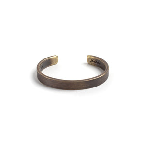 Thompson Cuff: Brass / Work Patina / Large