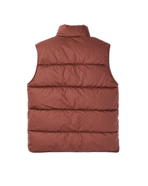 Women's Heritage Cotton Down Vest - Smoked Paprika