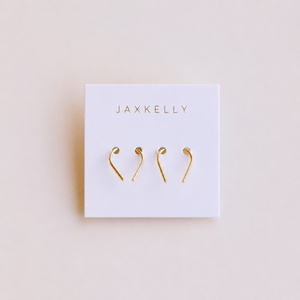 Minimalist - Horseshoe - Gold Earrings