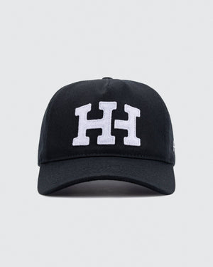 Letterman Hat: Black