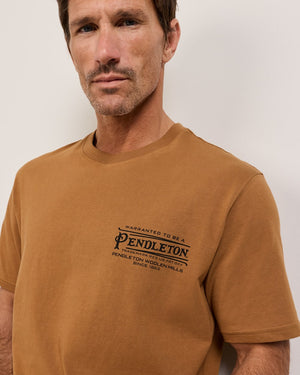 Deschutes Vintage Graphic Tee : Whisky/Black
