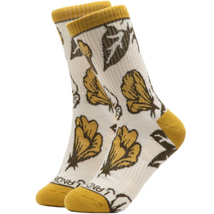 Superbloom Sock: L/XL / Cream