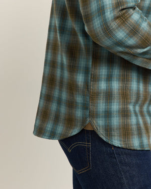 PLAID BURNSIDE COTTON FLANNEL SHIRT