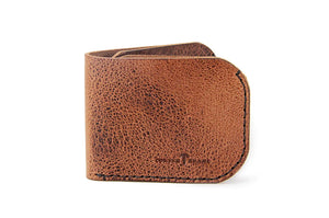 No. 817 Bi-Fold Wallet Glazed Tan