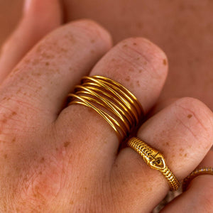 Electric Feels Ring: Silver / 7