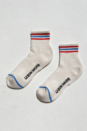 Girlfriend Socks : Egret