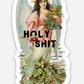 Holy Shit Angel Funny Sticker
