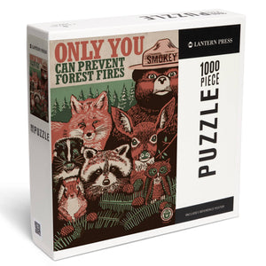 Only You Smokey Bear & Woodland Creatures Puzzle