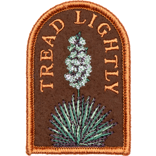 Tread Lightly Embroidered Patch