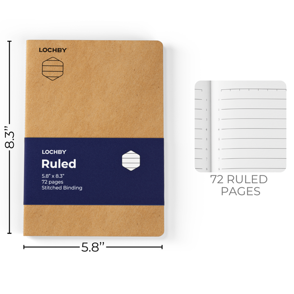 Tomoe River Notebooks A5: Ruled REFILL