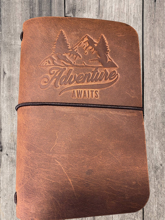 Leather Journal - Adventure Awaits