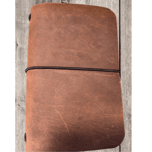 Refillable Leather Journal - Blank - No Stamp