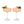 Deco Meridian Gold-Rimmed Crystal Coupe Glasses - Set of 2