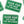 Green patches with text 'Over Par and Under the Influence' on a white background