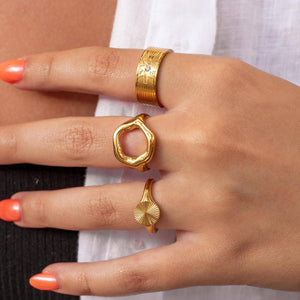 Sunburst Ring: Gold / 7