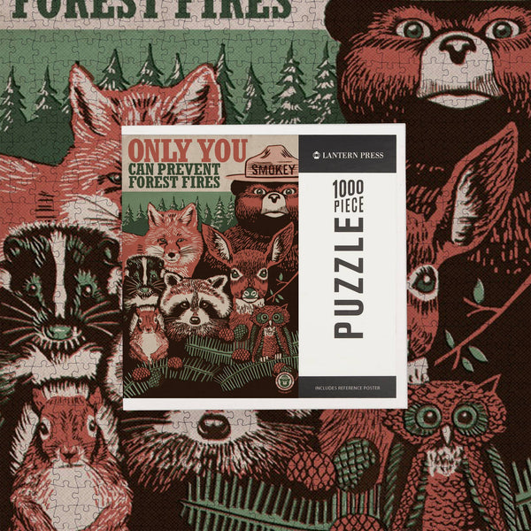 Only You Smokey Bear & Woodland Creatures Puzzle