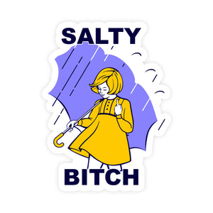Salty Bitch Vinyl Sticker