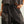 Stripe Pocket Utility Sweatpants- Black