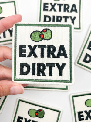 Extra Dirty Patch Embroidered Iron On