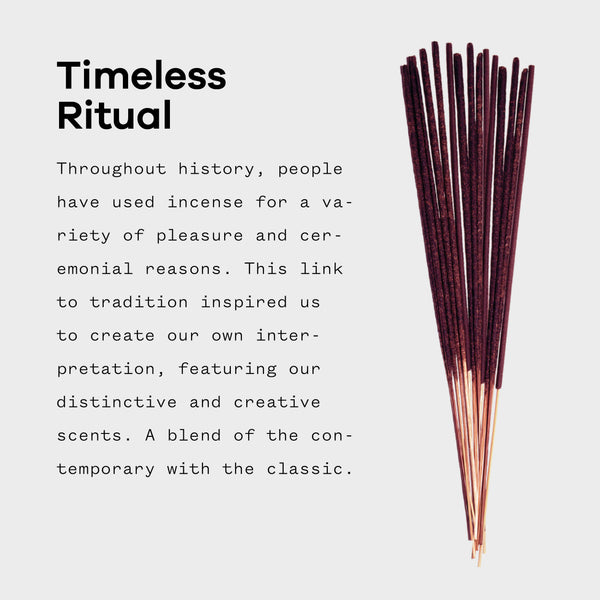 Underhill Incense Sticks – Tobacco, Cedar & Ale (20-Pack)