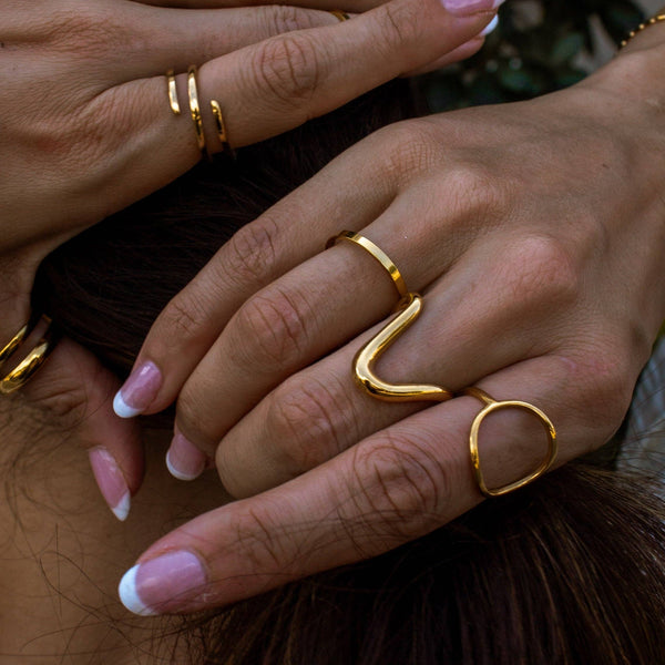 Ocean Ave Ring: Silver / 8