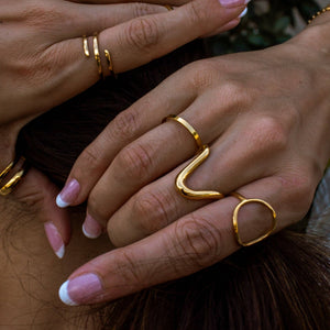 Ocean Ave Ring Gold: Gold / 7
