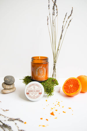 Oakmoss and Amber Candle
