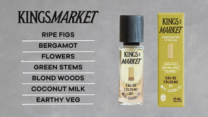 Kings Market Eau de Cologne – Flowers, Coconut & Fig (10ml)