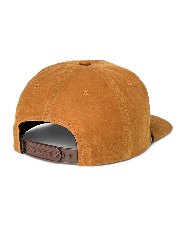 Waxed Trucker Cap- Gold Brown/Scenic