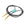 Gemstone Bolo Tie - Turquoise: Black / Gold