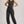 Drawstring Waist Knit Activewear Jumpsuit - Ash