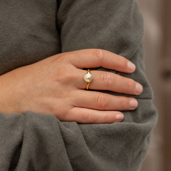 Sunburst Ring: Gold / 8