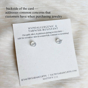 STARBURST STUD DANGLES | gold | North star charm earrings
