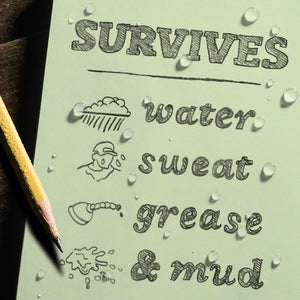 Rite in the Rain 3.5" x 5" Pocket Notebook, Green