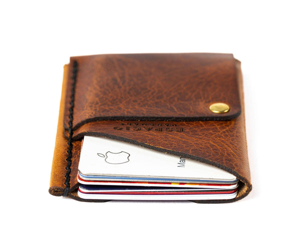 Big Spender Leather Wallet – Pecan – Slim Card Holder