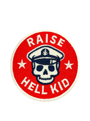 Raise Hell Kid Skull Patch