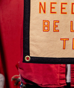 Give Me One Good Reason Why ... Camp Flag • Blink-182 x Oxford Pennant