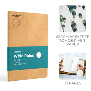 Tomoe River Notebooks A5: Wide Ruled