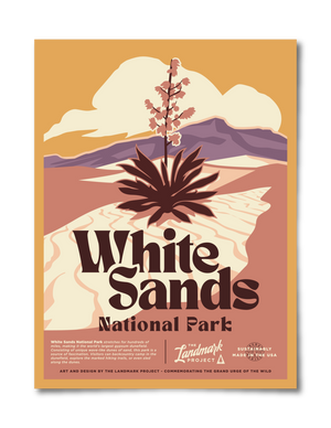 White Sands National Park - 12x16 Poster