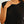 Round Neck Crochet Crop Top - Black
